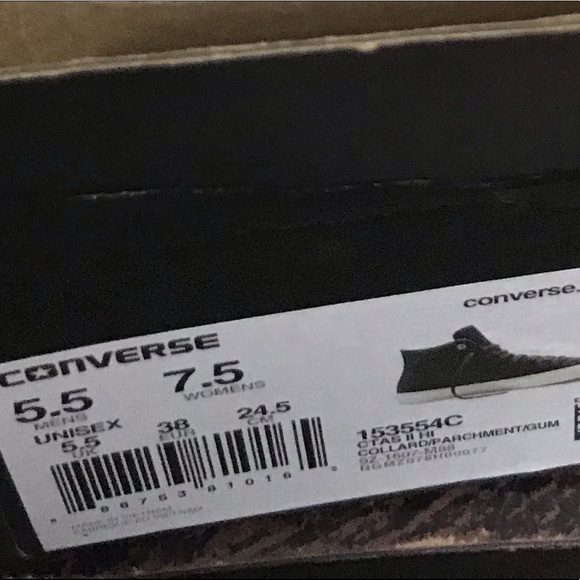 NWT Converse Ctas || HI Collard WMNS - Picture 8 of 8